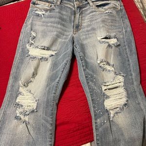 Judy Blue Distressed Boyfriend 16W